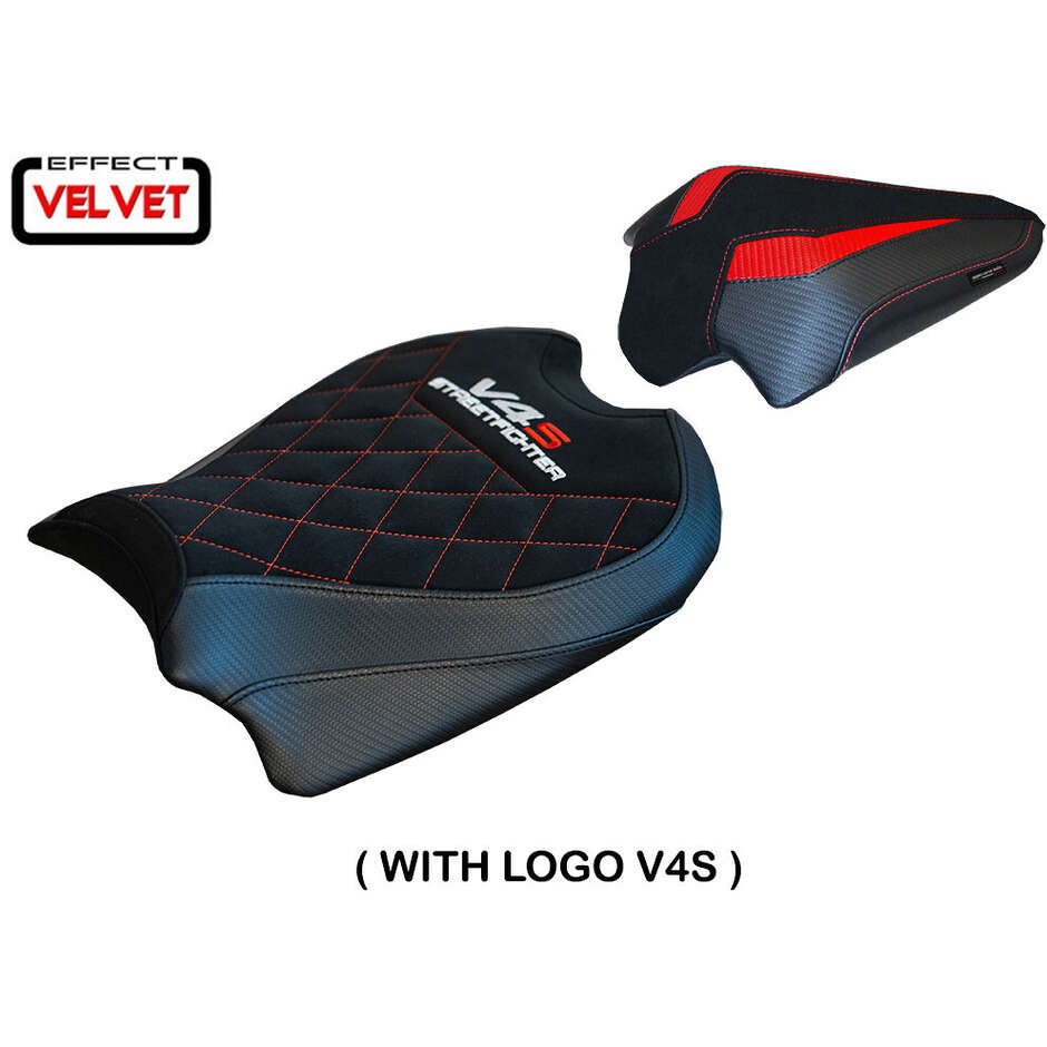 Rivestimento Sella TPZ Italia Specifico Per Ducati Streetfighter V4 2020  2024 Modello Osaka Velvet