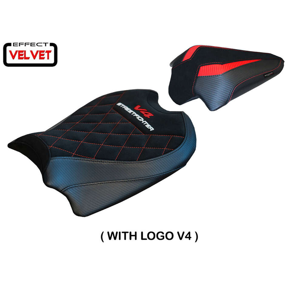 Rivestimento Sella TPZ Italia Specifico Per Ducati Streetfighter V4 2020  2024 Modello Osaka Velvet