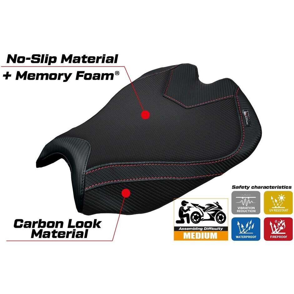 Rivestimento Sella TPZ Italia Specifico Per Ducati Streetfighter V4 2025 Modello Alcara Comfort System