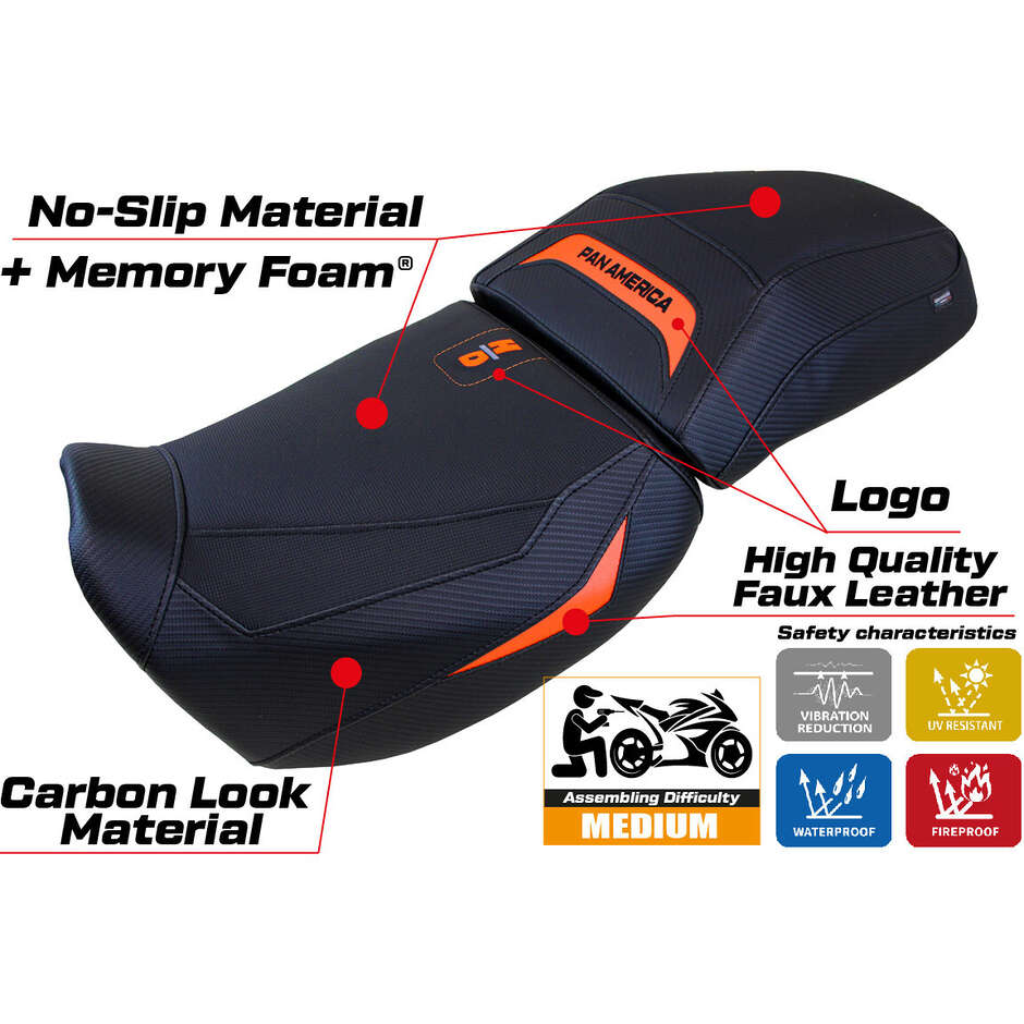 Rivestimento Sella TPZ Italia Specifico Per Harley Davidson Pan America 2021-2025 - heating Comfort System