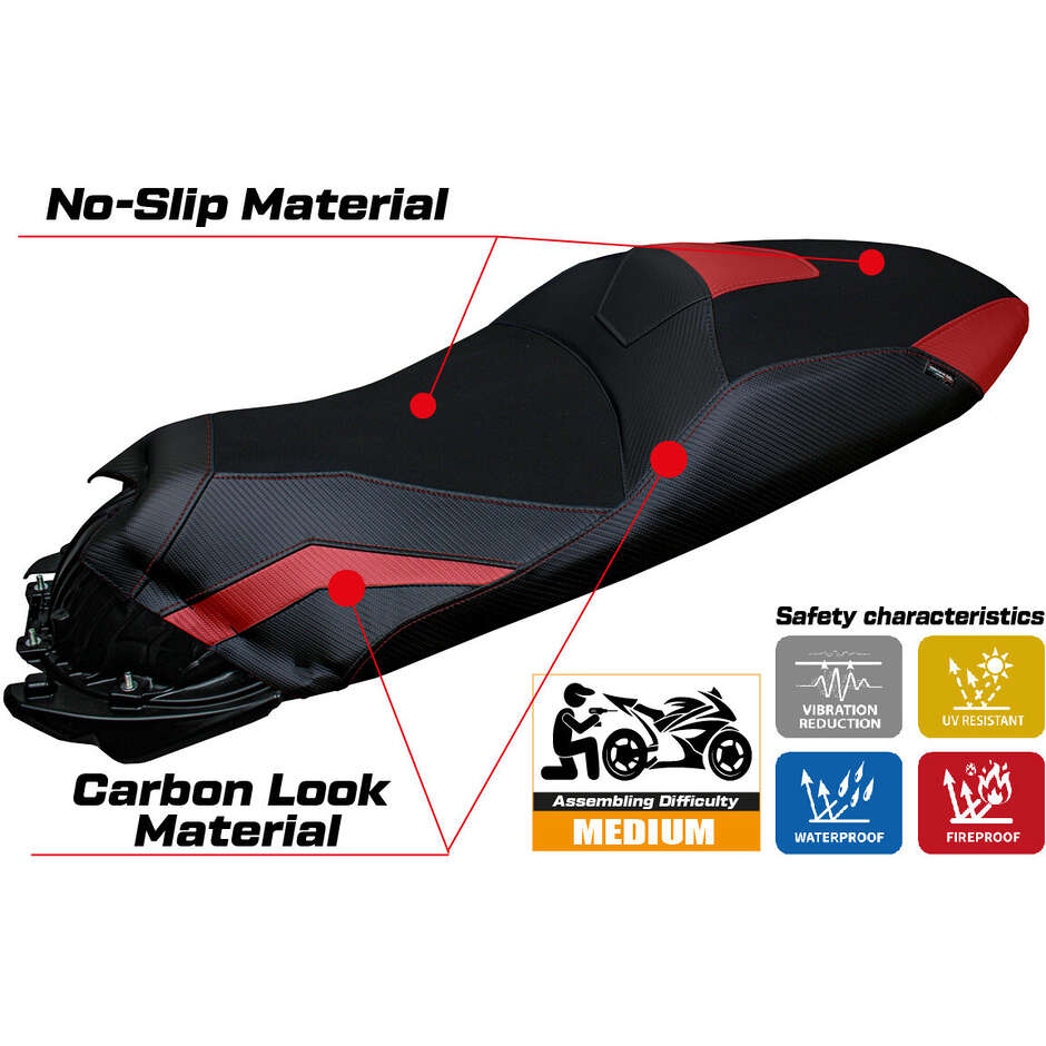 Rivestimento Sella TPZ Italia Specifico Per Honda ADV 350 2022-2025 Modello Nilli