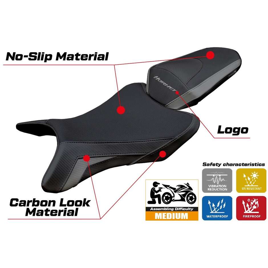 Rivestimento Sella TPZ Italia Specifico Per Honda CB 1000 Hornet 2025 Modello Manuel