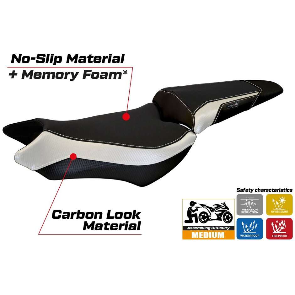 Rivestimento Sella TPZ Italia Specifico Per Honda CB 1000 R 2008 - 2017 Modello Ponza Comfort System