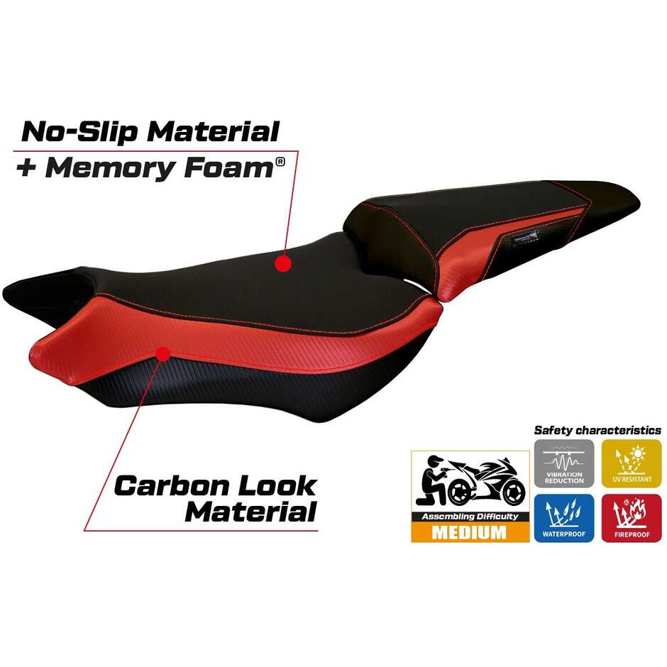 Rivestimento Sella TPZ Italia Specifico Per Honda CB 1000 R 2008 - 2017 Modello Ponza Comfort System