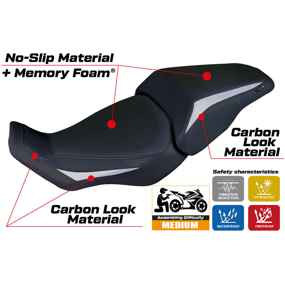 Rivestimento Sella TPZ Italia Specifico Per Honda CB 300  2018-2025 Modello Kobe Comfort System
