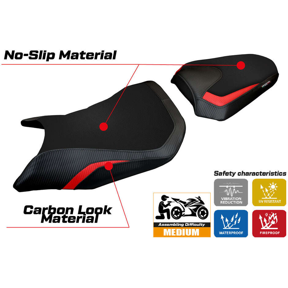 Rivestimento Sella TPZ Italia Specifico Per Honda CB 500 Hornet 2024-2025 Modello Tomori