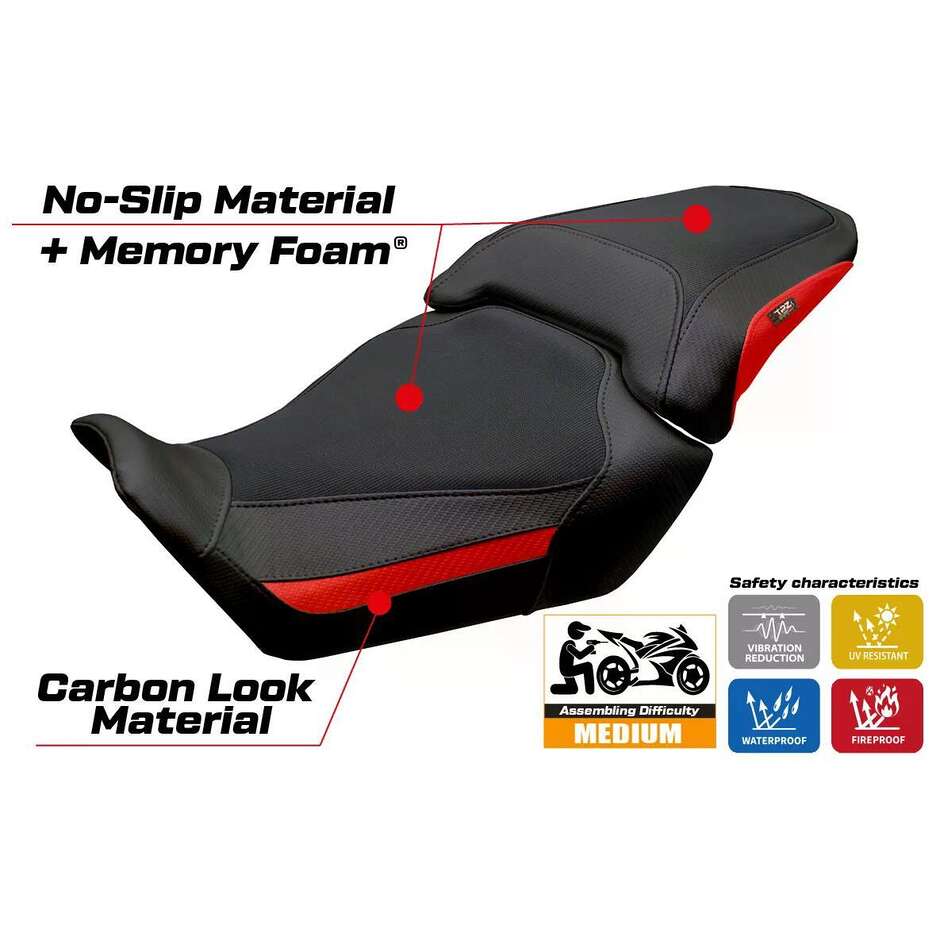 Rivestimento Sella TPZ Italia Specifico Per Honda CB 650 R 2024-2026 Modello Kawai Comfort System