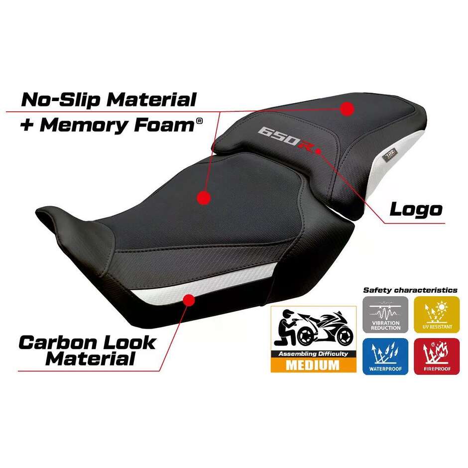 Rivestimento Sella TPZ Italia Specifico Per Honda CBR 650 R 2024-2026 Modello Mali Comfort System