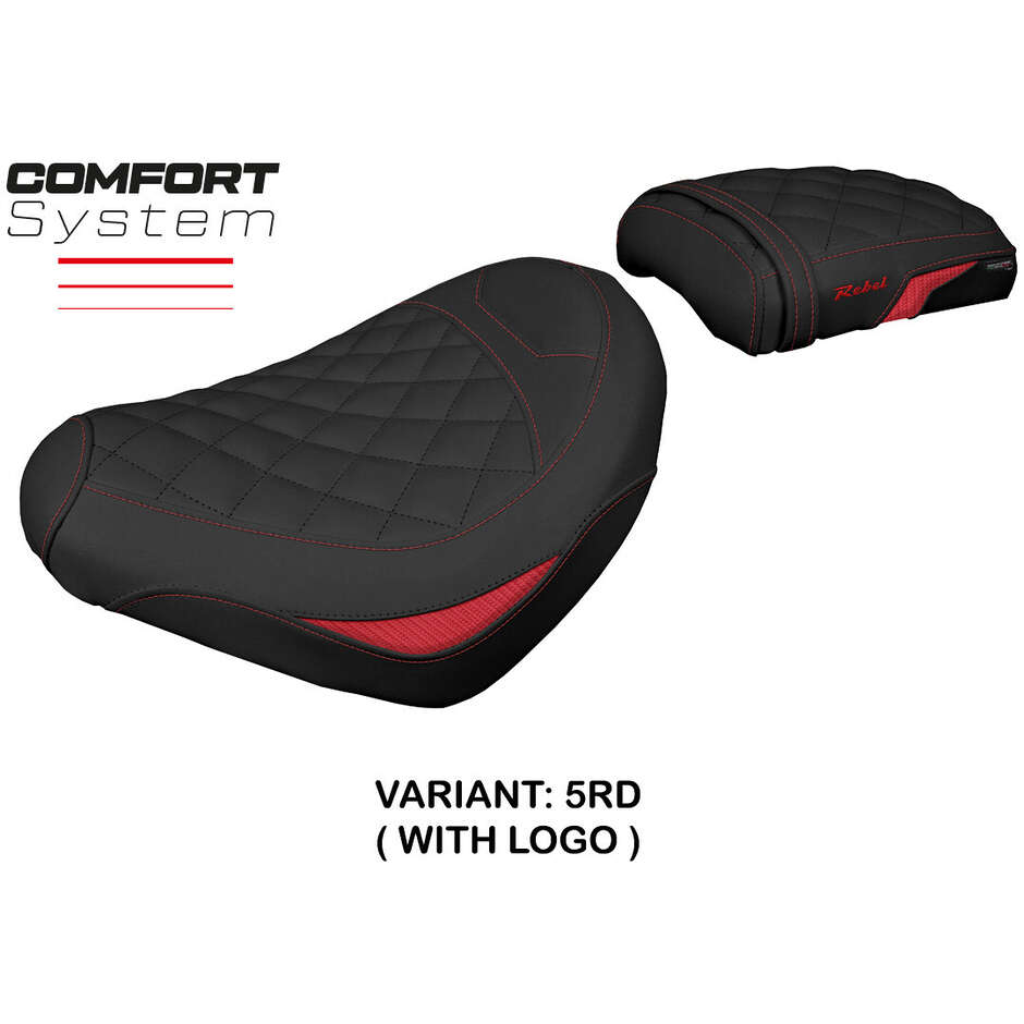 Rivestimento Sella TPZ Italia Specifico Per Honda CMX 1100 Rebel 2022-2025 Modello Nagy Comfort System