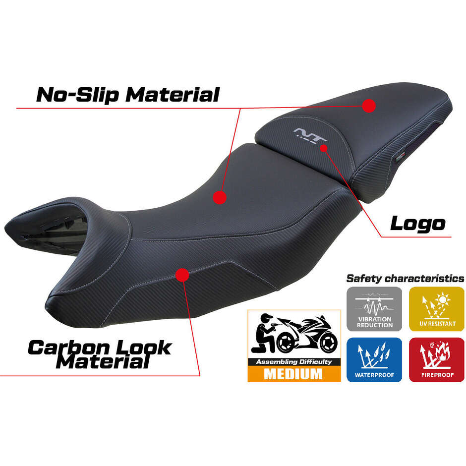 Rivestimento Sella TPZ Italia Specifico Per Honda NT 1100 2021-2025 Modello Miyagi