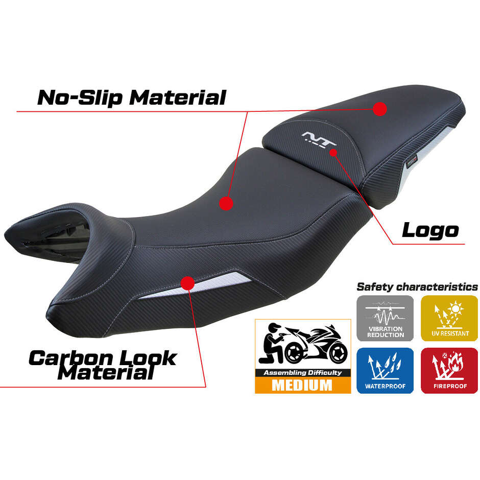 Rivestimento Sella TPZ Italia Specifico Per Honda NT 1100 2021-2025 Modello Miyagi