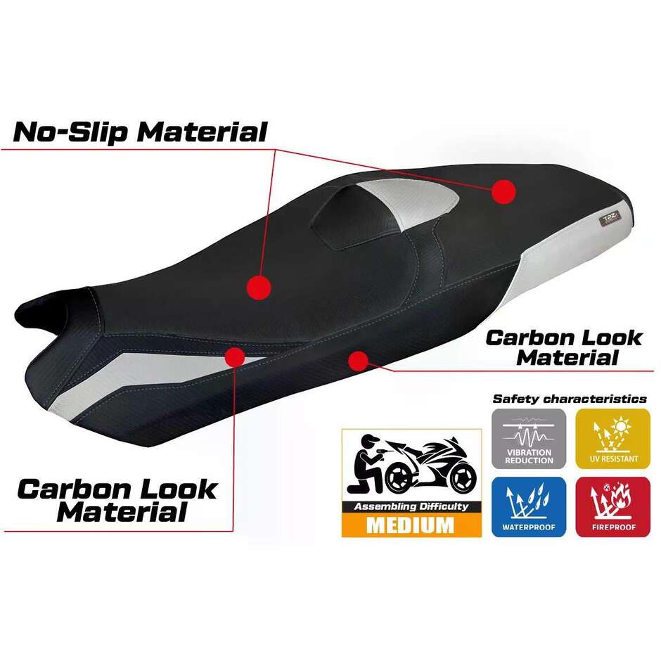 Rivestimento Sella TPZ Italia Specifico Per Honda X-ADV 2021 - 2024 Modello Fukui