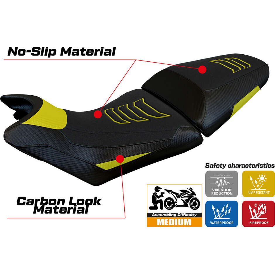 Rivestimento Sella TPZ Italia Specifico Per Husqvarna Norden 901 2022-2025 Modello Norvik Ultragrip