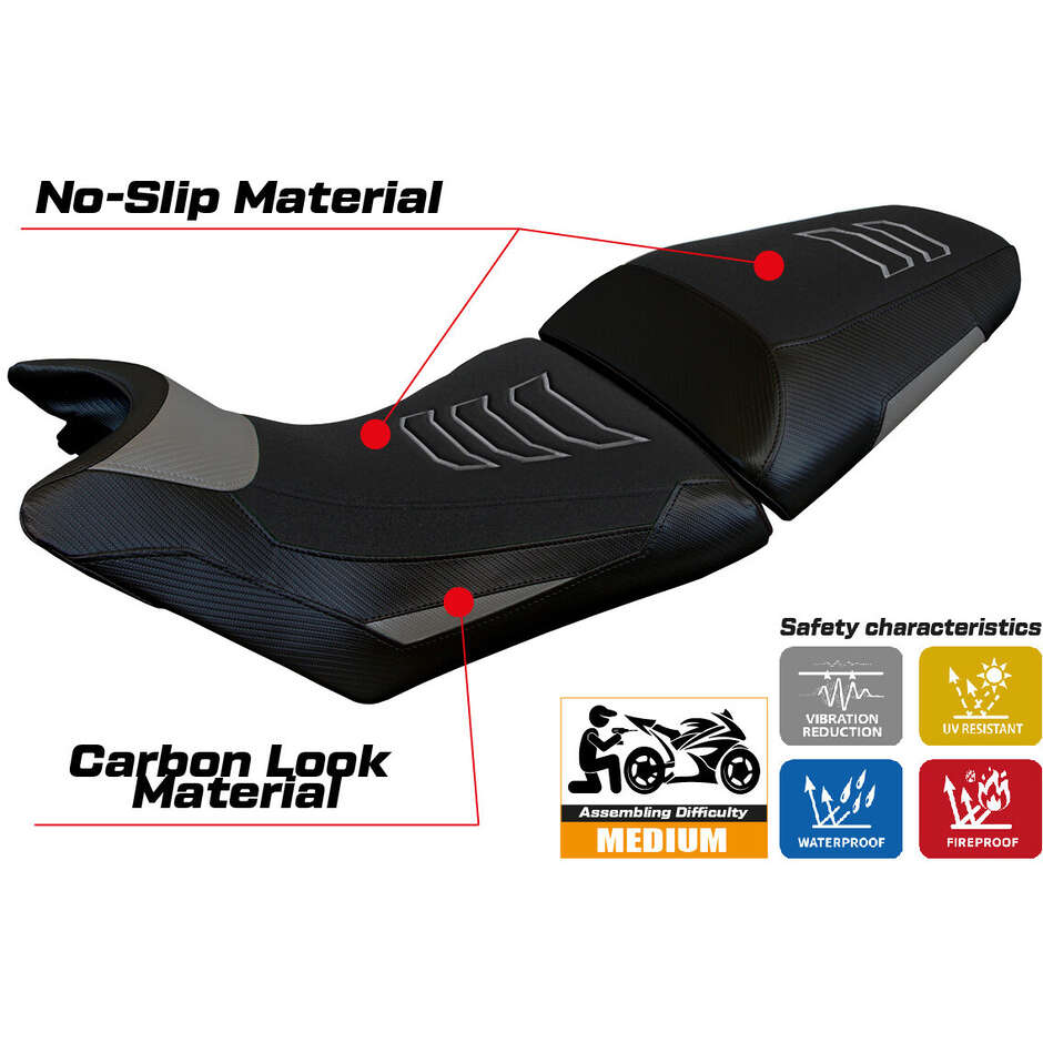 Rivestimento Sella TPZ Italia Specifico Per Husqvarna Norden 901 2022-2025 Modello Norvik Ultragrip
