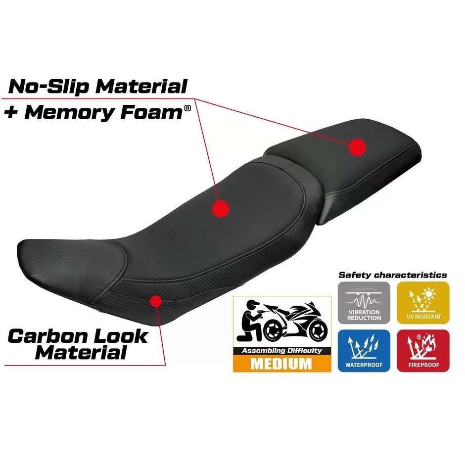 Rivestimento Sella TPZ Italia Specifico Per Husqvarna Vitpillen 701 2018-2020 Modello Nacka Comfort System