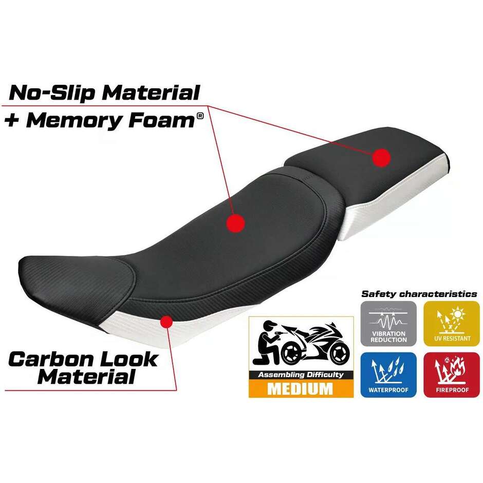 Rivestimento Sella TPZ Italia Specifico Per Husqvarna Vitpillen 701 2018-2020 Modello Nacka Comfort System