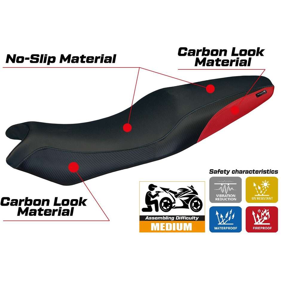 Rivestimento Sella TPZ Italia Specifico Per Kawasaki ER-6N / ER-6F 2005-2011 Modello London