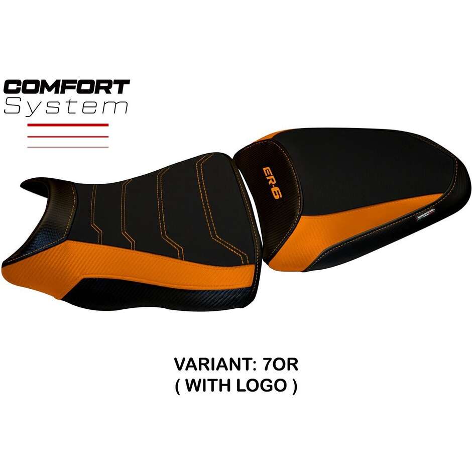 Rivestimento Sella TPZ Italia Specifico Per Kawasaki ER-6N / ER-6F 2012 - 2016 Modello Dayton 1 Comfort System