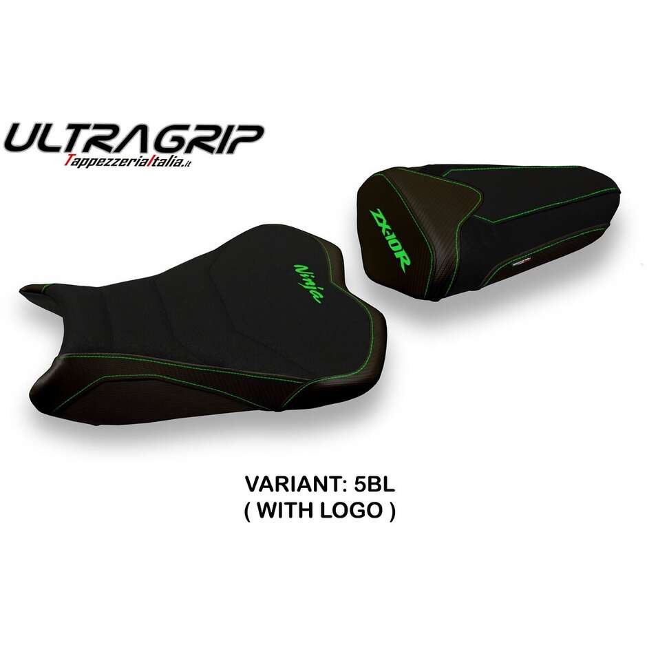 Rivestimento Sella TPZ Italia Specifico Per Kawasaki Ninja ZX 10 R 2008 - 2010 Modello Quito 2 Ultragrip