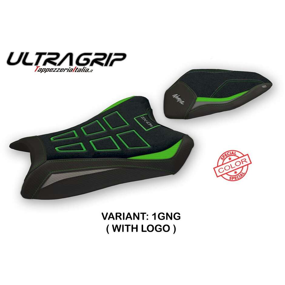 Rivestimento Sella TPZ Italia Specifico Per Kawasaki Ninja ZX 10 R 2016 - 2020 Modello Bejar Special Color Ultragrip