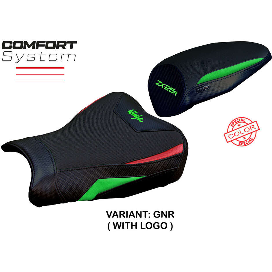 Rivestimento Sella TPZ Italia Specifico Per Kawasaki Ninja ZX 25 R  2020-2025 Modello Hermes Comfort System