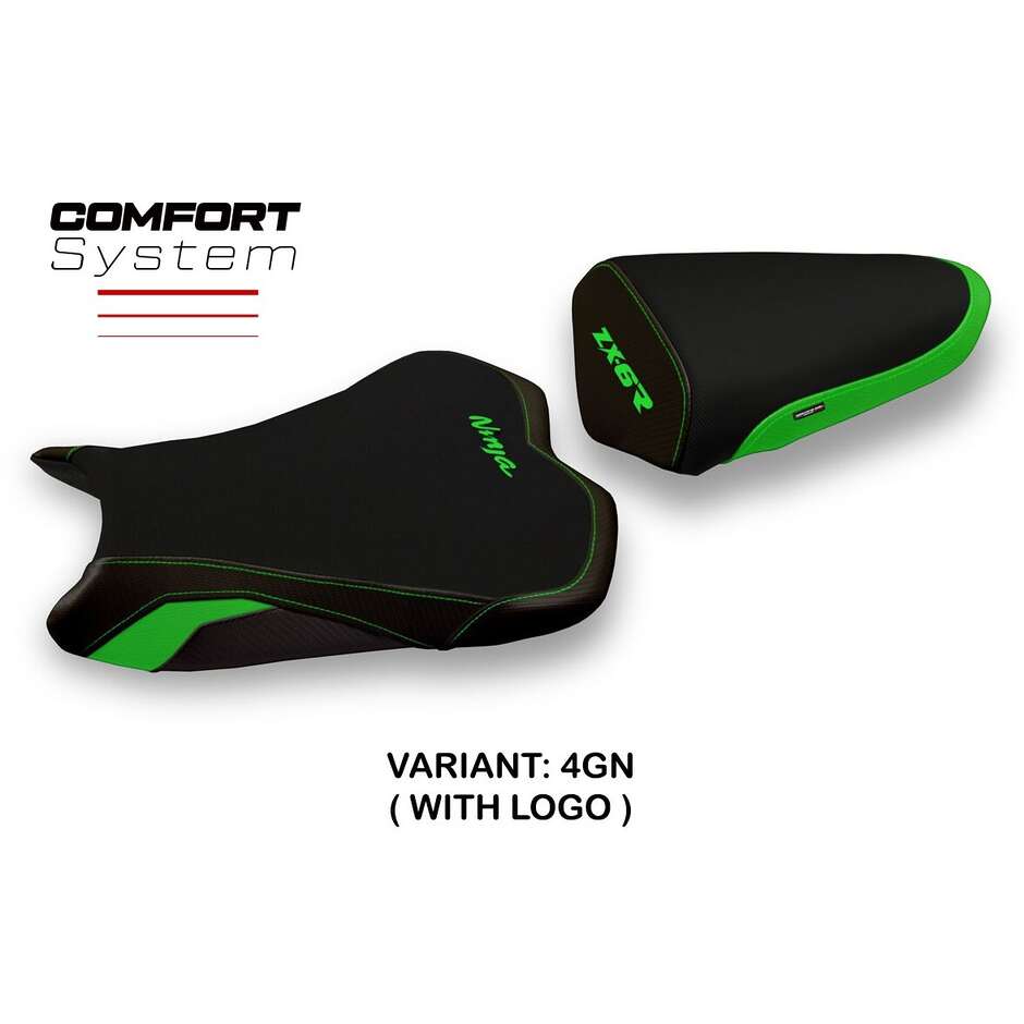 Rivestimento Sella TPZ Italia Specifico Per Kawasaki Ninja ZX 6 R  2009 - 2012 Modello Giacarta 2 Comfort System