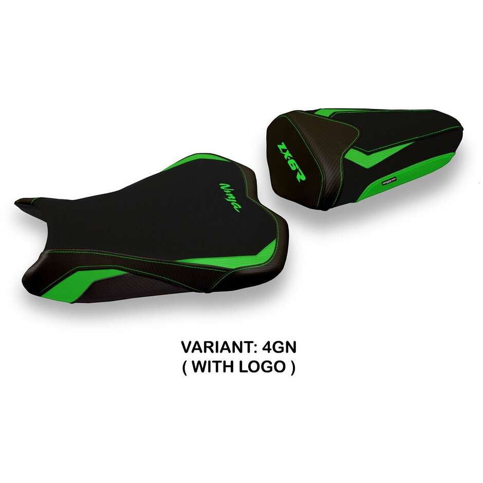 Rivestimento Sella TPZ Italia Specifico Per Kawasaki Ninja ZX 6 R 2009 - 2012 Modello Sandy 2