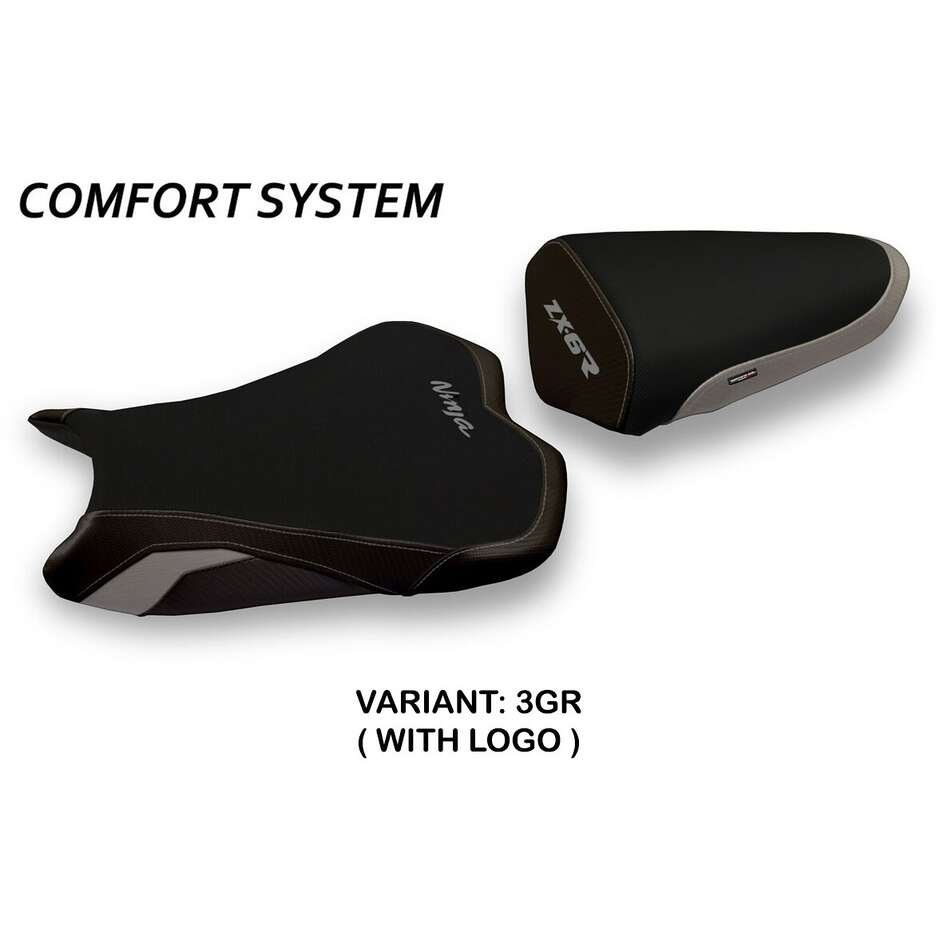 Rivestimento Sella TPZ Italia Specifico Per Kawasaki Ninja ZX 6 R 2013 - 2018 Modello Luanda 2 Comfort System