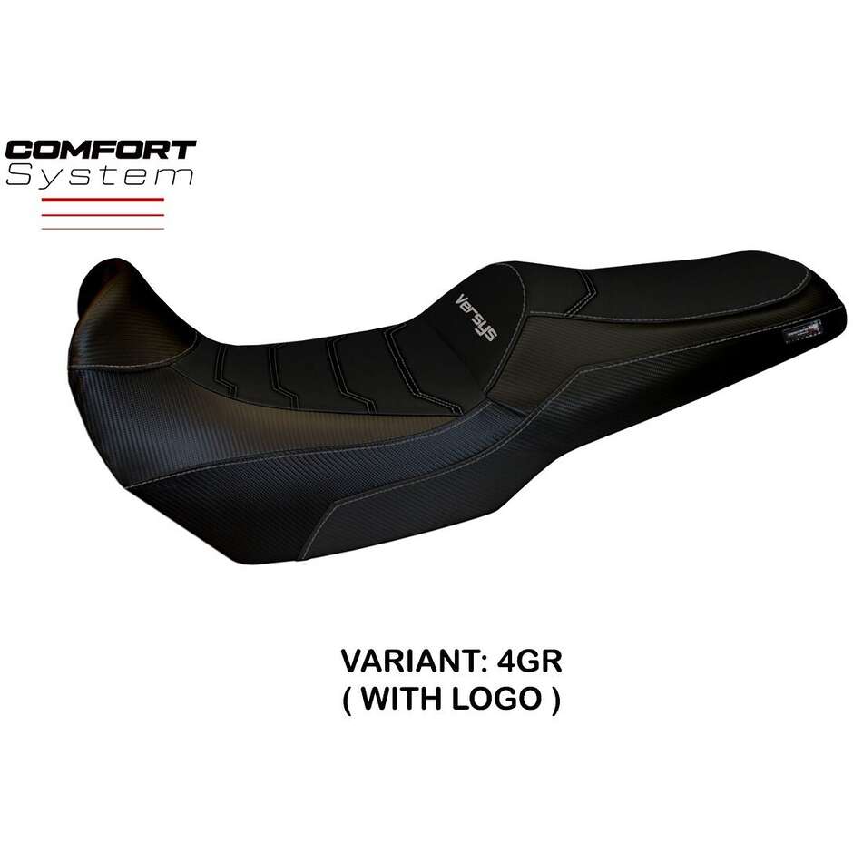 Rivestimento Sella TPZ Italia Specifico Per Kawasaki Versys 1000  2011 - 2018 Modello Lampedusa Total Black Comfort System