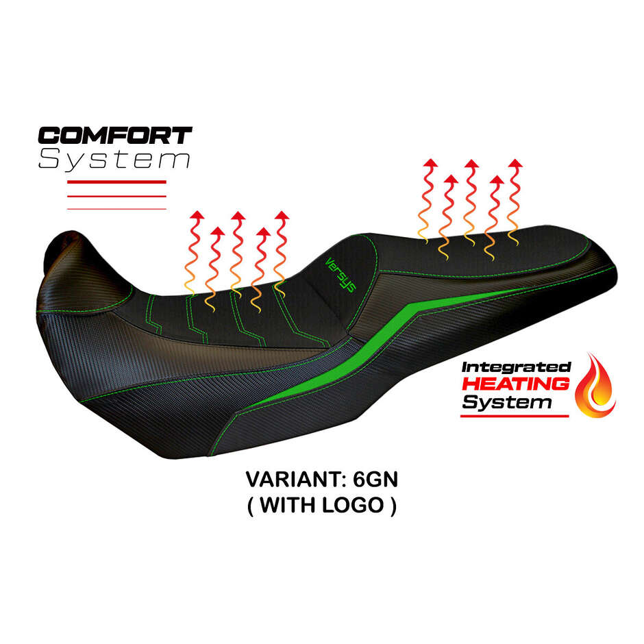 Rivestimento Sella TPZ Italia Specifico Per Kawasaki Versys 1000 2019 - 2024 - heating Comfort System