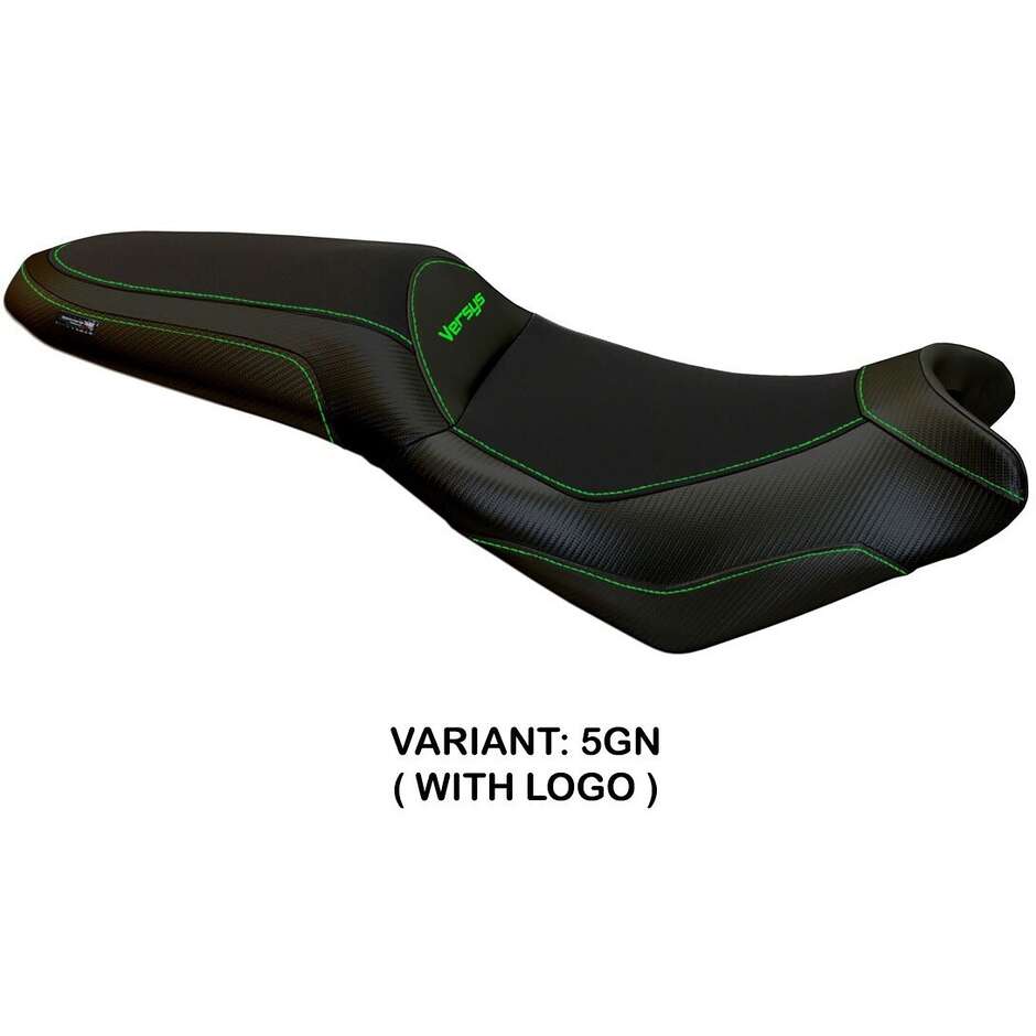 Rivestimento Sella TPZ Italia Specifico Per Kawasaki Versys 650 2007-2025 Modello Elba Total Black