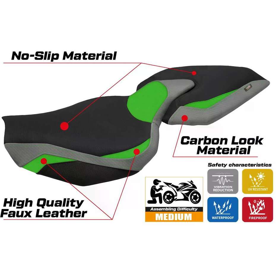 Rivestimento Sella TPZ Italia Specifico Per Kawasaki Z 1100 2026 Modello Sagat Comfort System