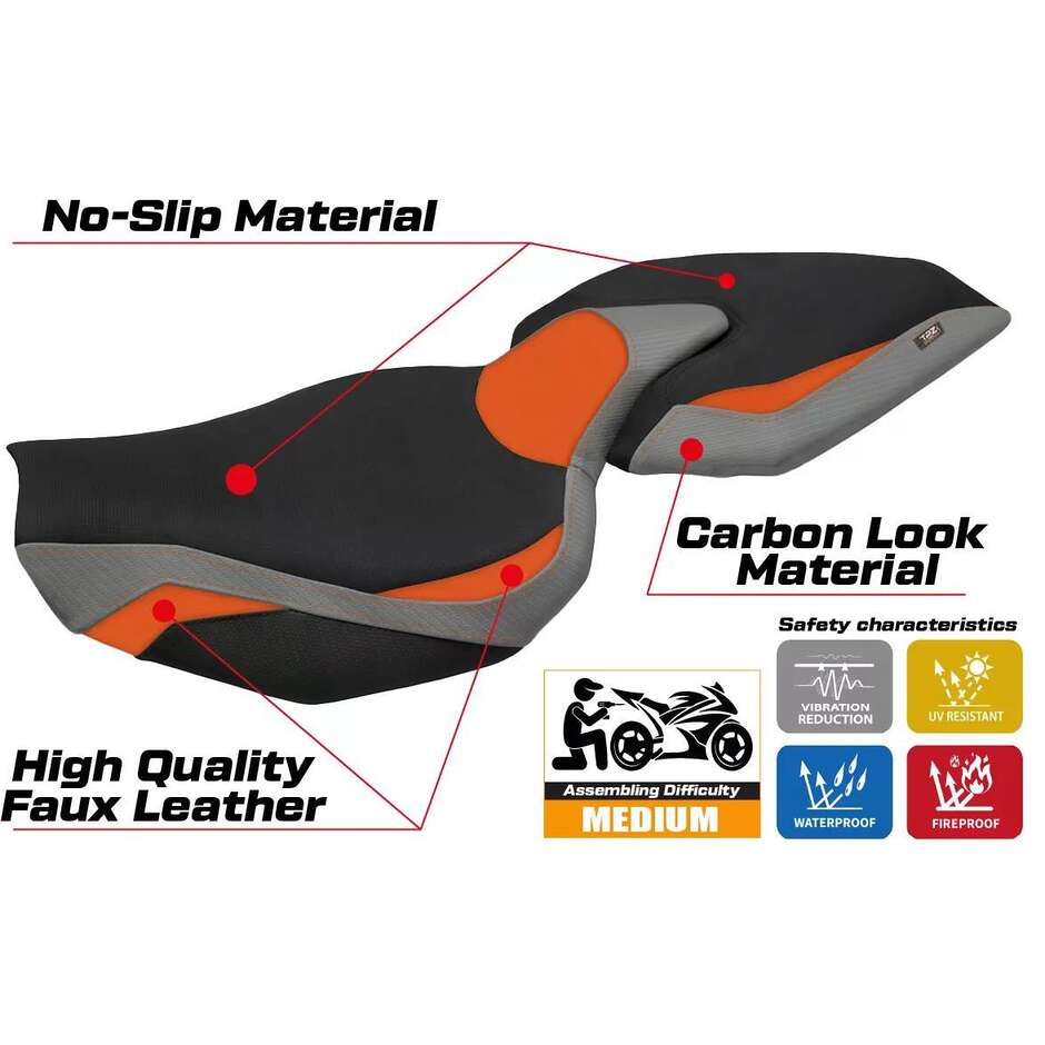 Rivestimento Sella TPZ Italia Specifico Per Kawasaki Z 1100 2026 Modello Sagat Comfort System