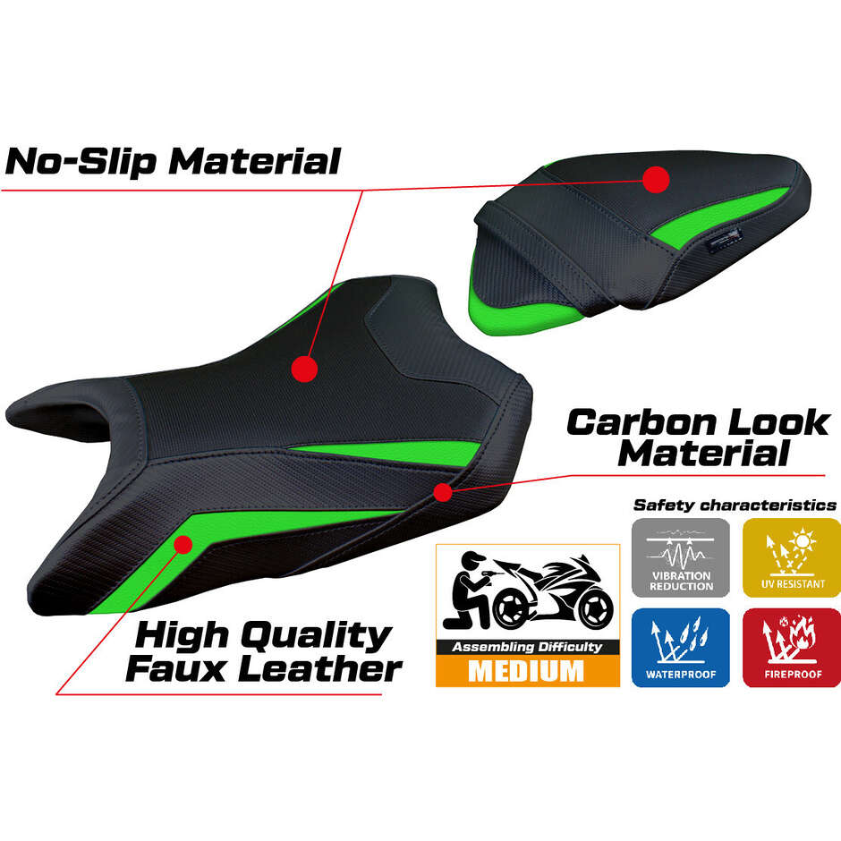 Rivestimento Sella TPZ Italia Specifico Per Kawasaki Z 500  2024-2025 Modello Namur