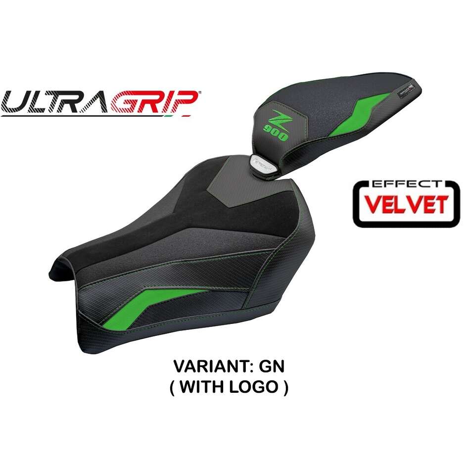 Rivestimento Sella TPZ Italia Specifico Per Kawasaki Z 900 2025 Modello Uchiko Velvet Ultragrip
