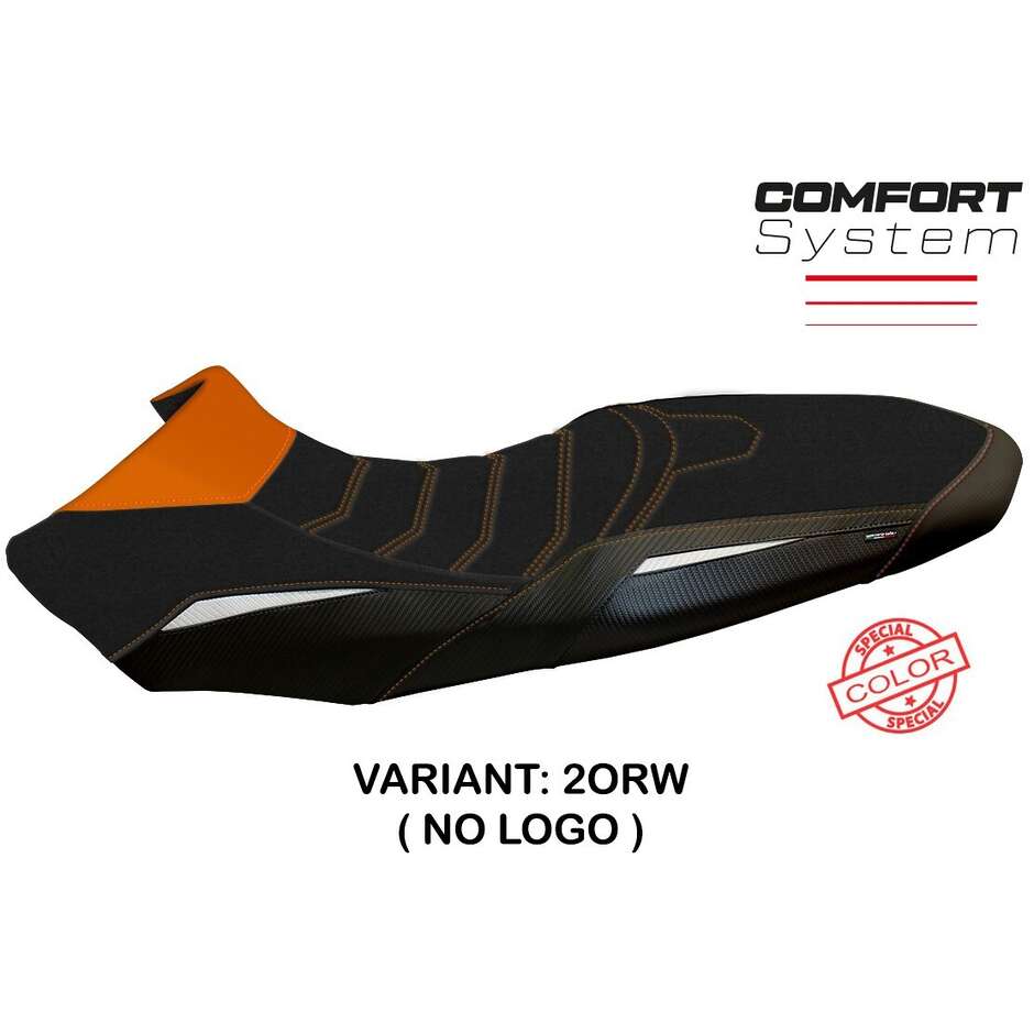 Rivestimento Sella TPZ Italia Specifico Per KTM 1290 Super Adventure R 2017 - 2020 Modello Ginevra Special Color Comfort System