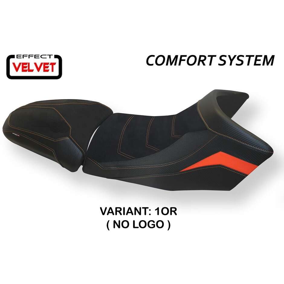 Rivestimento Sella TPZ Italia Specifico Per KTM 1290 Super Adventure S - T 2015 - 2020 Modello Gaeta Velvet Comfort System