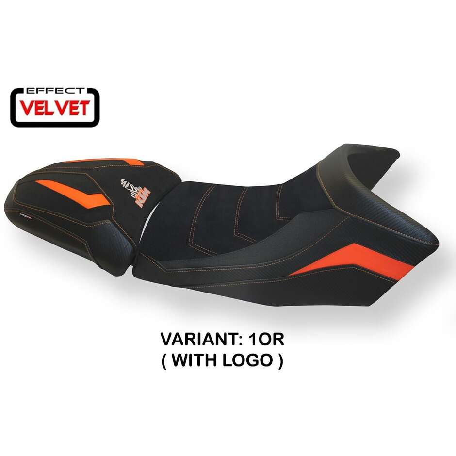 Rivestimento Sella TPZ Italia Specifico Per KTM 1290 Super Adventure S - T 2015 - 2020 Modello Gaeta Velvet