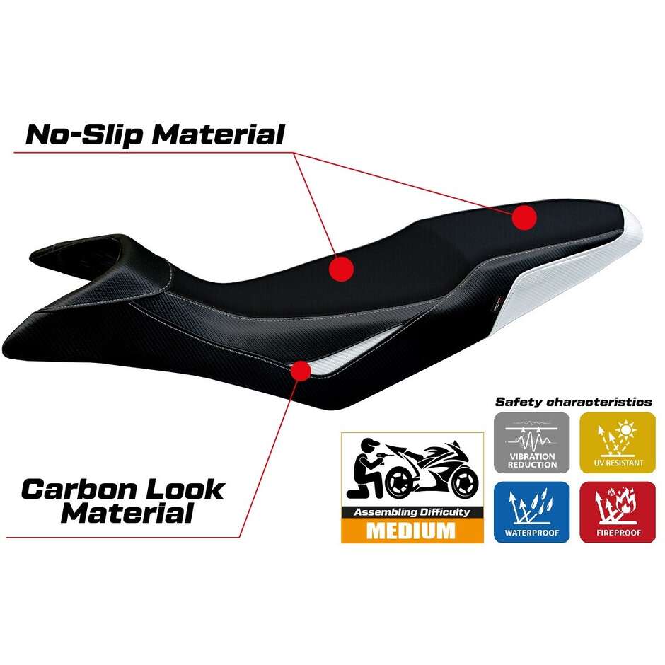 Rivestimento Sella TPZ Italia Specifico Per KTM 890 SMT 2023-2025 Modello Karma