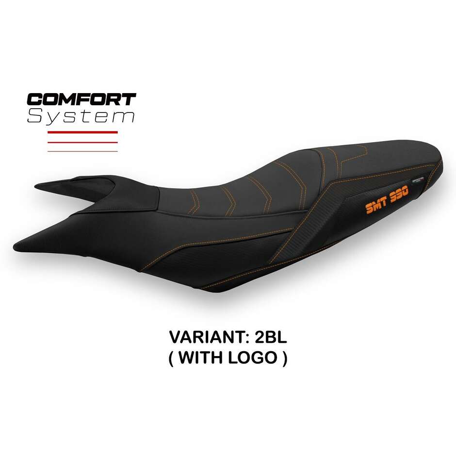 Rivestimento Sella TPZ Italia Specifico Per KTM 990 Supermoto T 2009 - 2016 Modello Pompei Comfort System