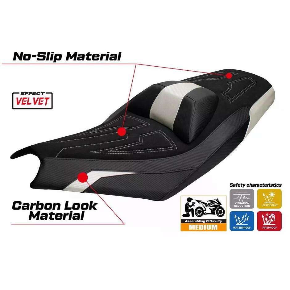 Rivestimento Sella TPZ Italia Specifico Per Kymco AK 550 Premium 2023-2025 Modello Datong