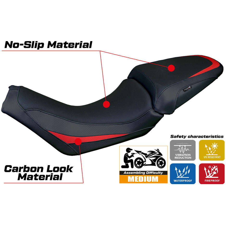 Rivestimento Sella TPZ Italia Specifico Per Moto Guzzi V100 Mandello 2022-2025 Modello Misano