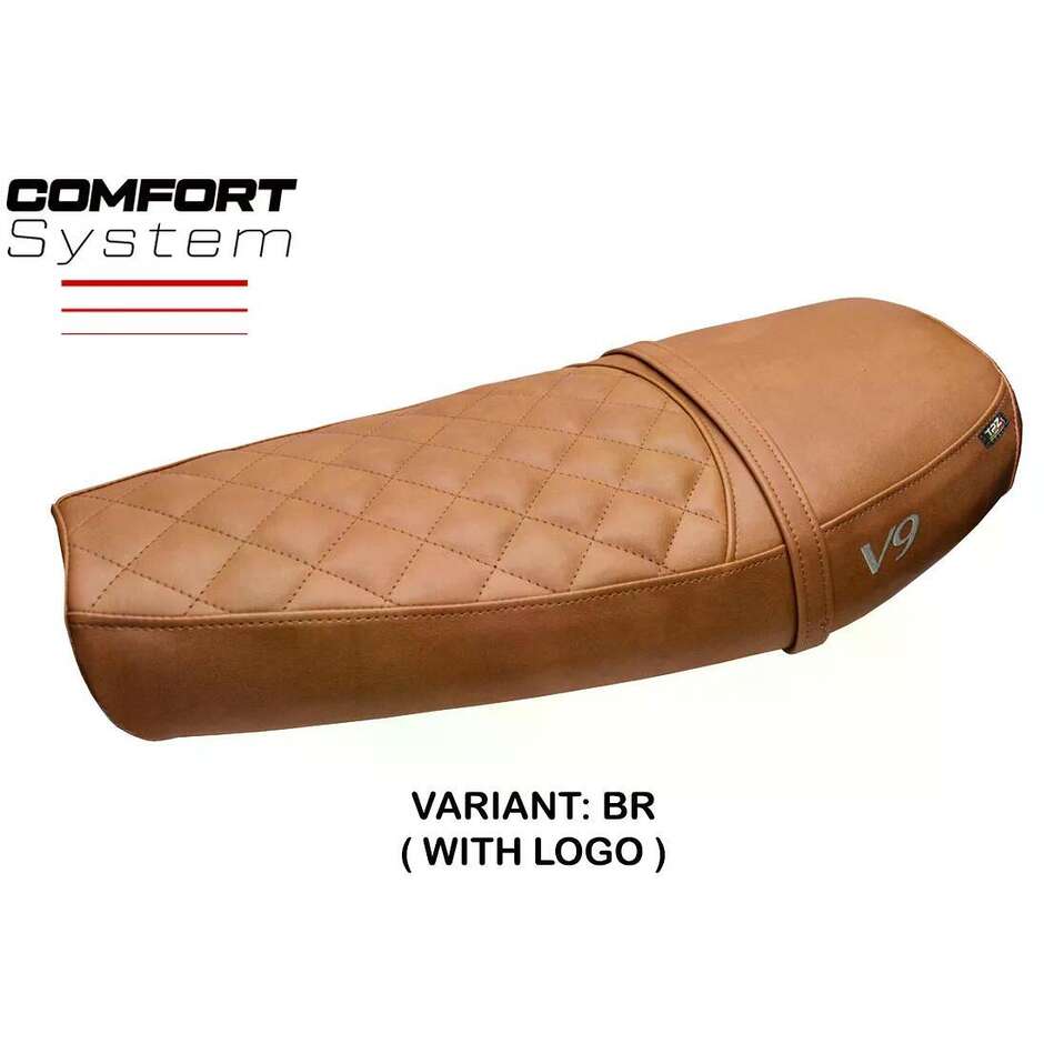 Rivestimento Sella TPZ Italia Specifico Per Moto Guzzi V9 Bobber 2016-2018 Modello Scampia Comfort System