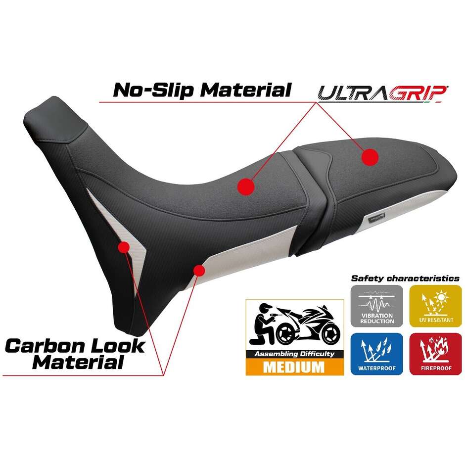 Rivestimento Sella TPZ Italia Specifico Per Moto Morini X-Cape 700 2025 - 2026 Modello Rieti Ultragrip