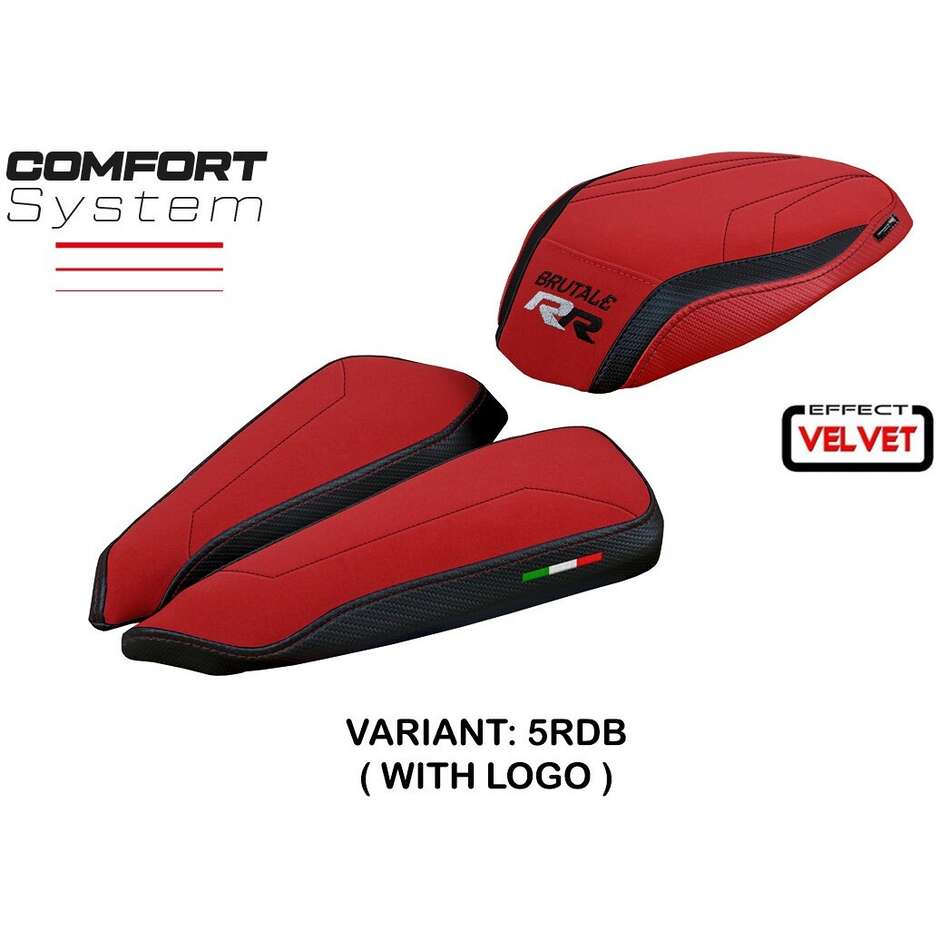 Rivestimento Sella TPZ Italia Specifico Per MV Agusta Brutale 1000 RR 2020-2025 Modello Meilan Velvet Comfort System