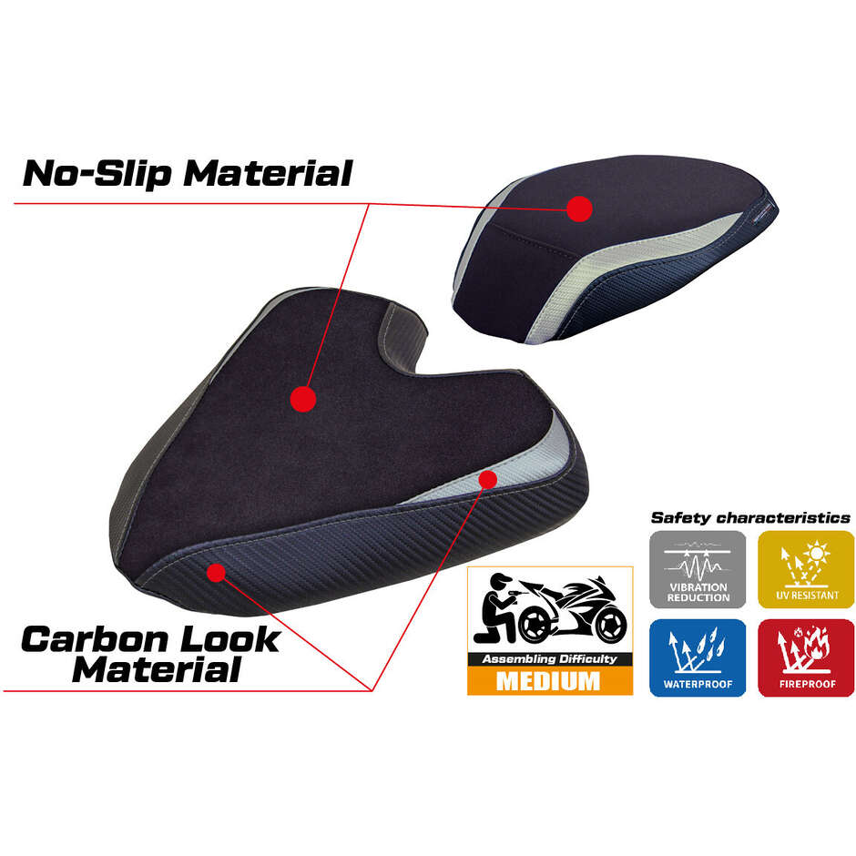 Rivestimento Sella TPZ Italia Specifico Per MV Agusta Brutale 1000 RS 2021-2025 Modello Ankara Velvet