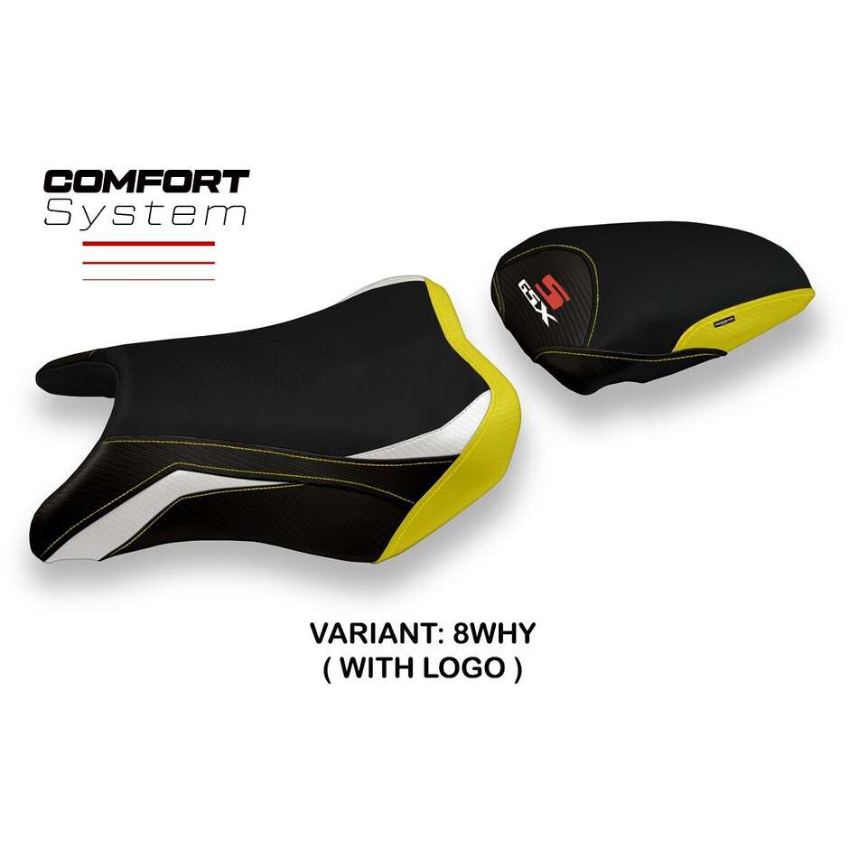 Rivestimento Sella TPZ Italia Specifico Per Suzuki GSX S 750 2017 - 2021 Modello Hokota Special Color Comfort System