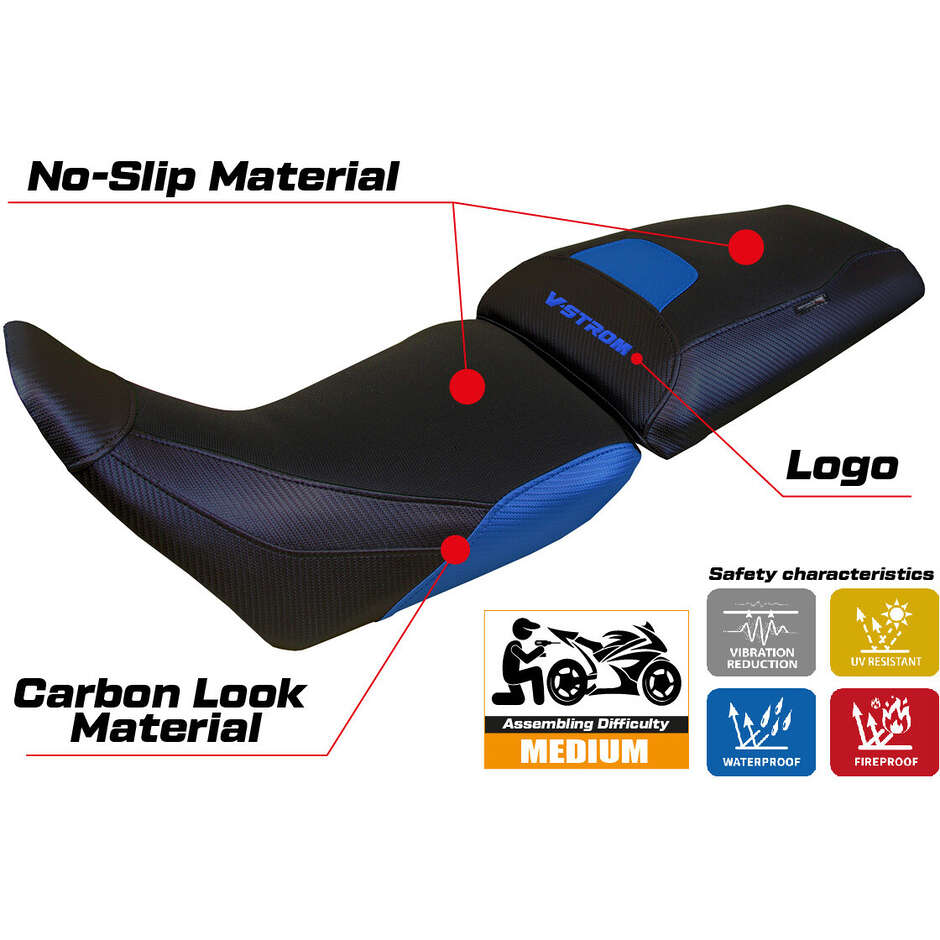 Rivestimento Sella TPZ Italia Specifico Per Suzuki V-Strom 1050 2020-2025 Modello Surat