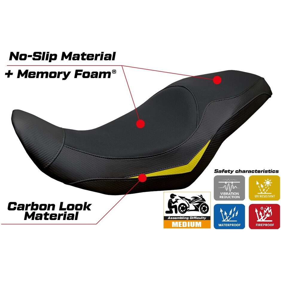 Rivestimento Sella TPZ Italia Specifico Per Suzuki V-Strom 800 DE - SE 2023 - 2025 Modello Menik Comfort System