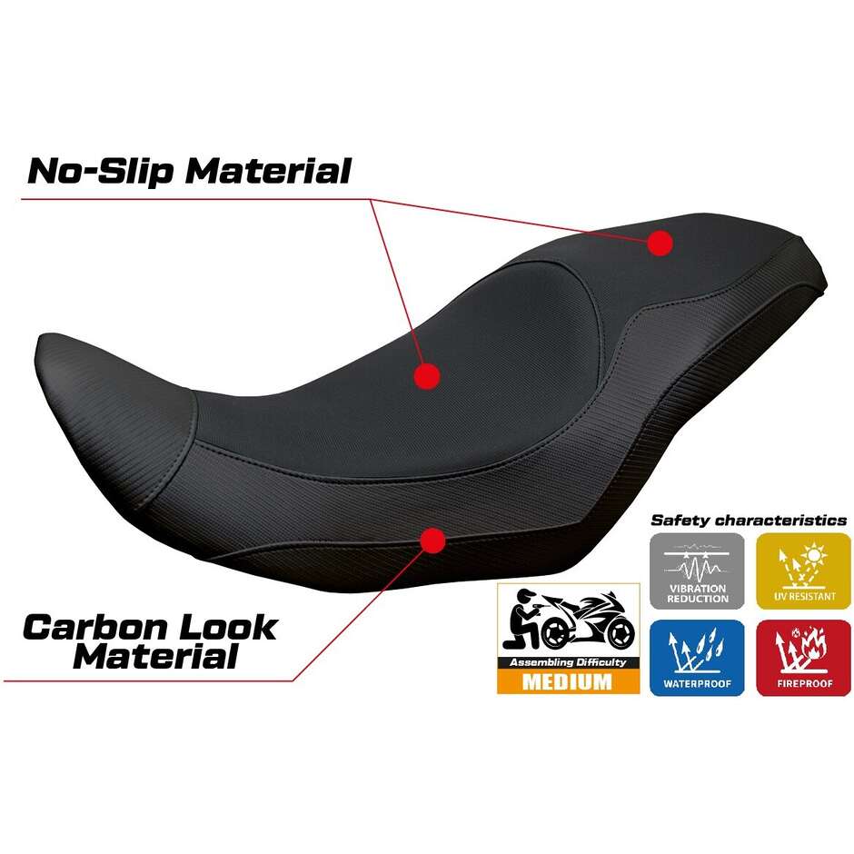 Rivestimento Sella TPZ Italia Specifico Per Suzuki V-Strom 800 DE - SE 2023 - 2025 Modello Menik